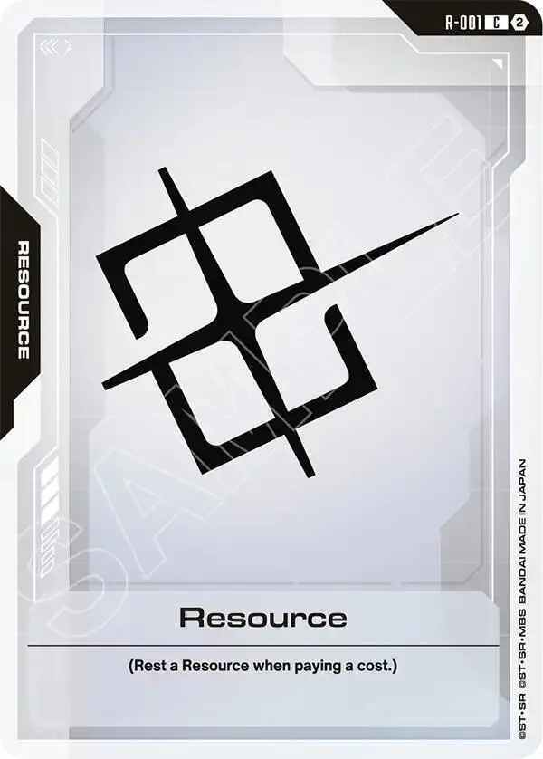 Resource card front