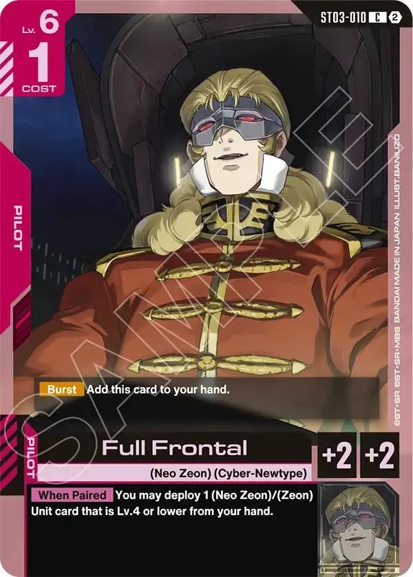 Full Frontal card front