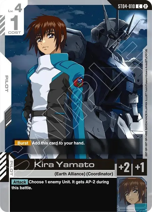 Kira Yamato card front