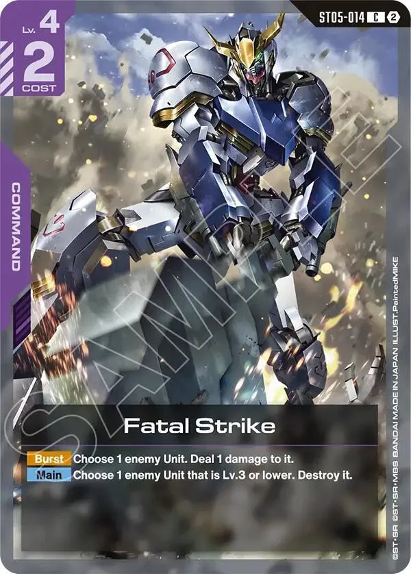 Fatal Strike card front