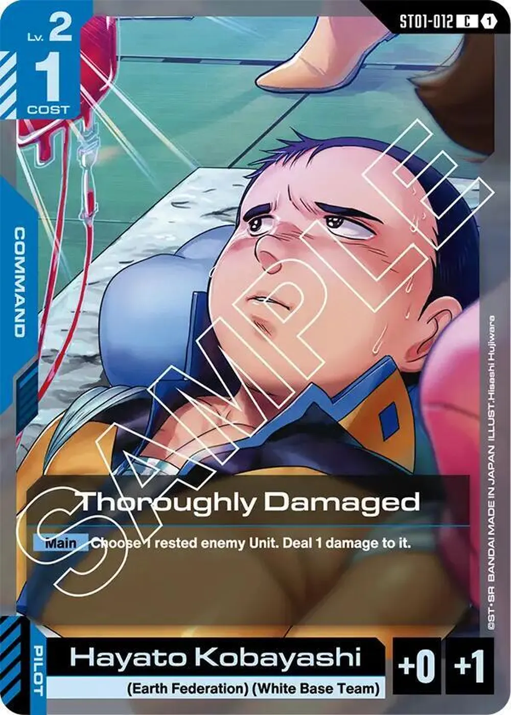 Thoroughly Damaged card front