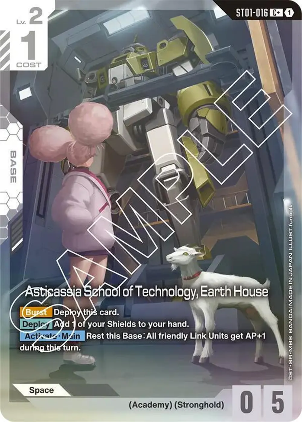 Asticassia School of Technology, Earth House (C+) card front