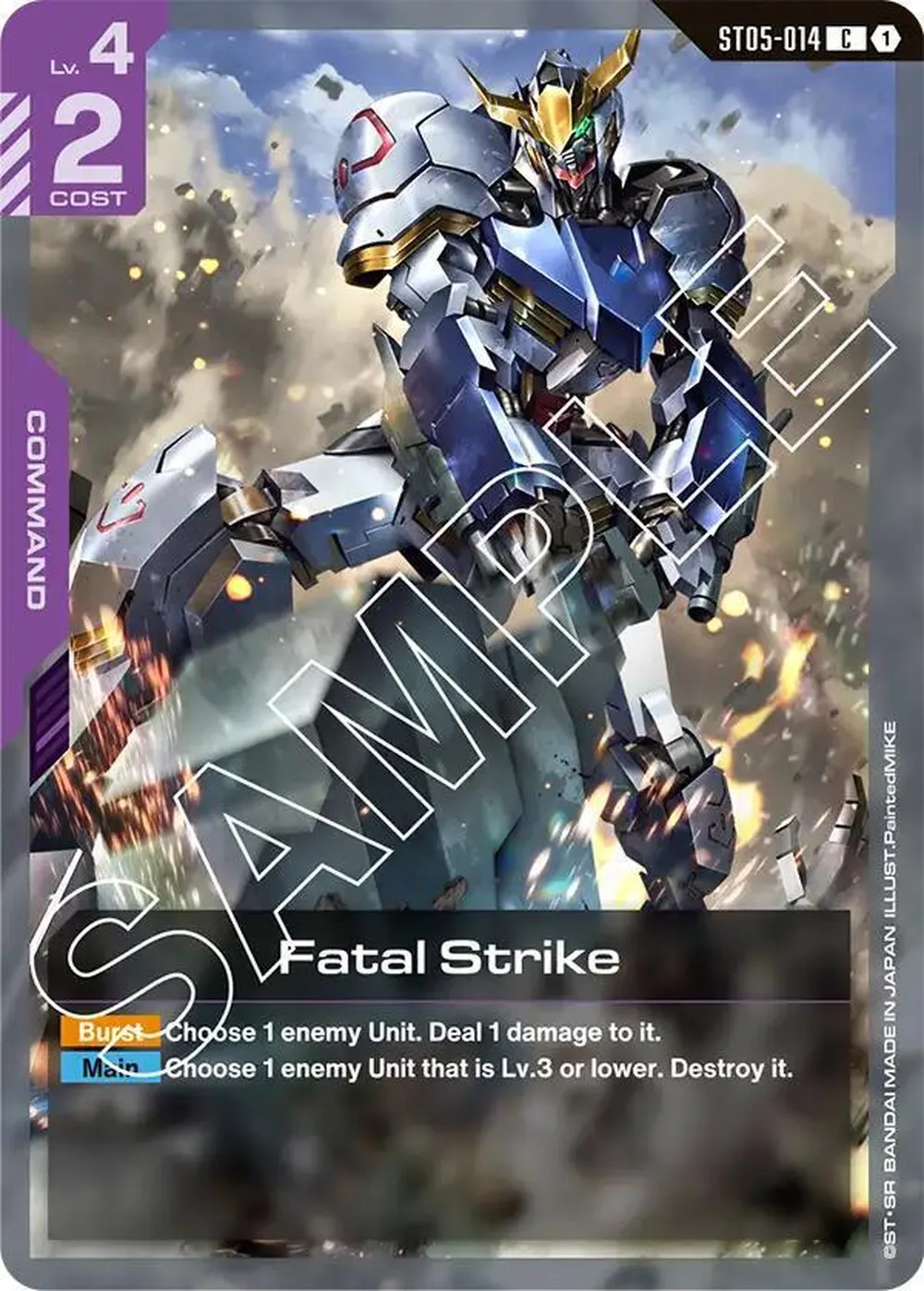 Fatal Strike card front