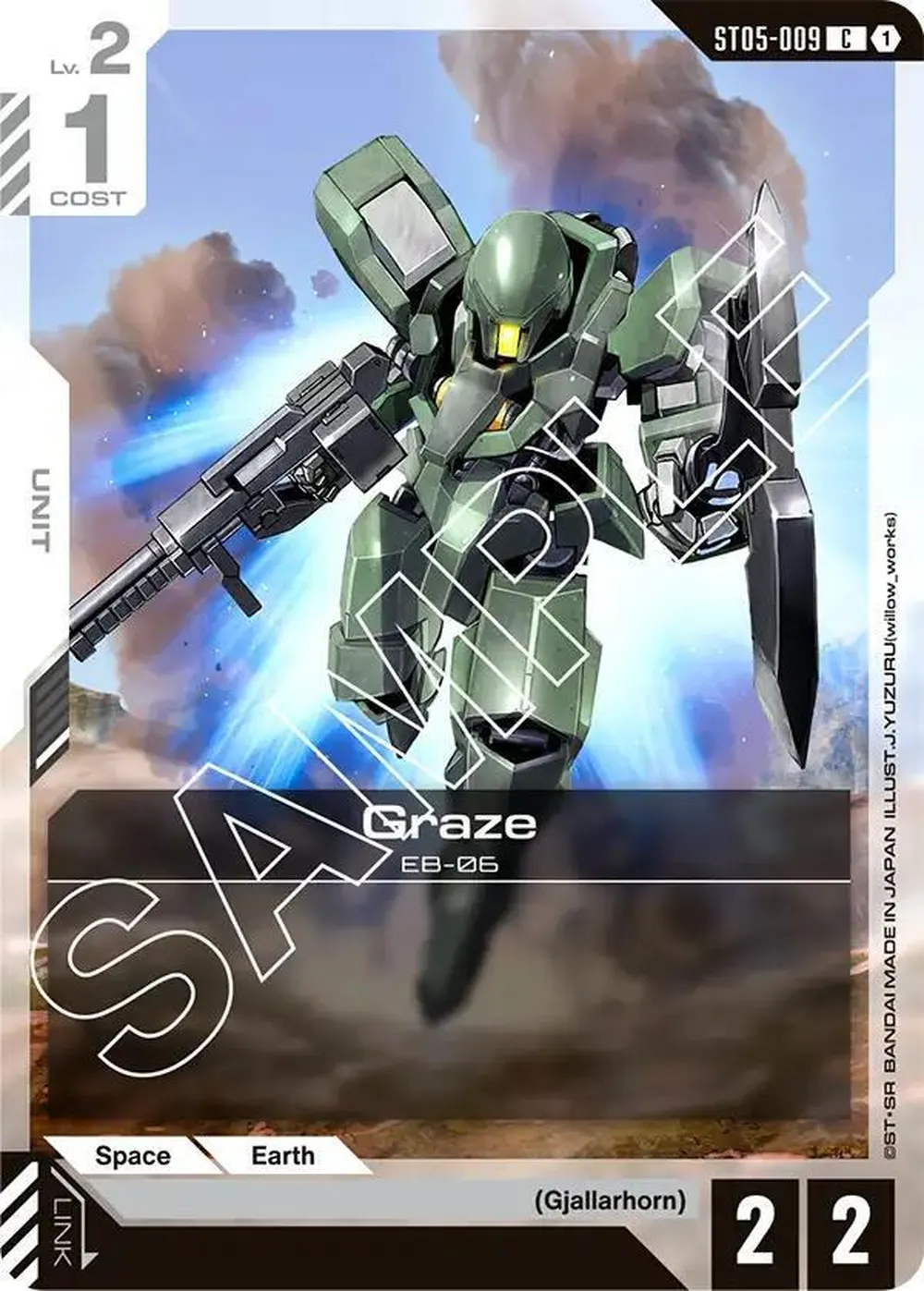 Graze card front