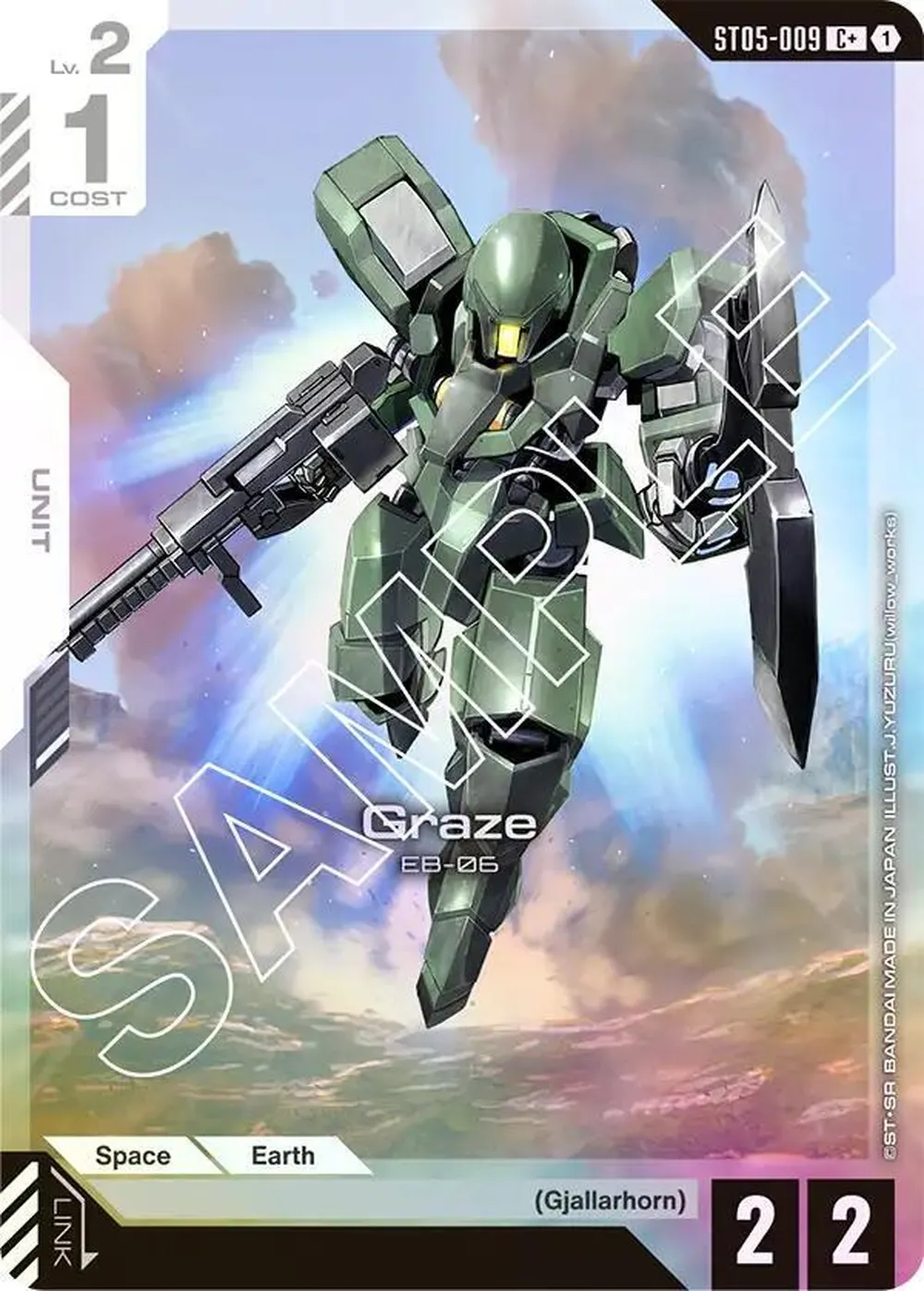 Graze (C+) card front
