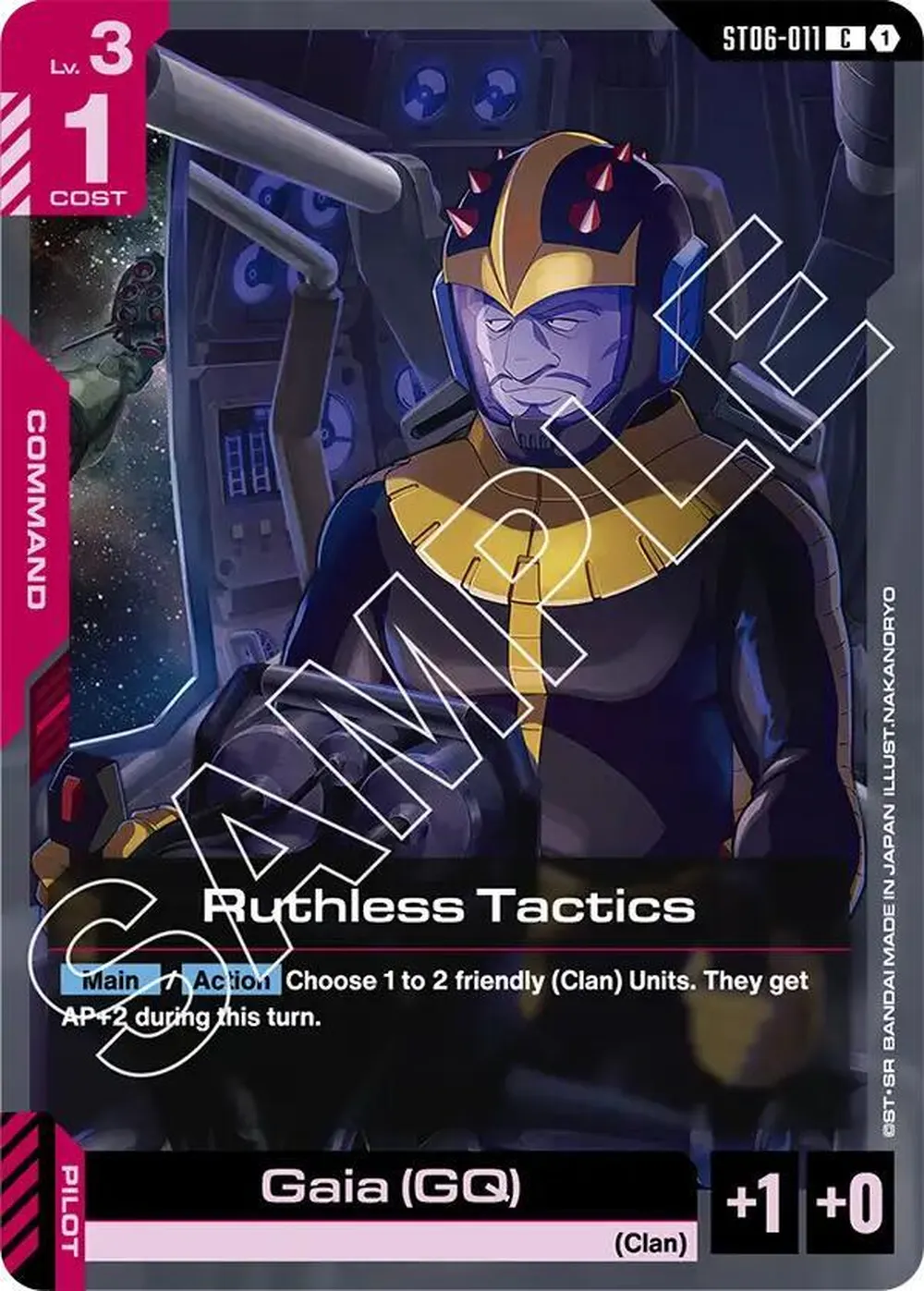 Ruthless Tactics card front