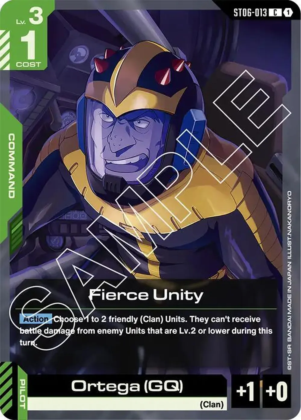 Fierce Unity card front