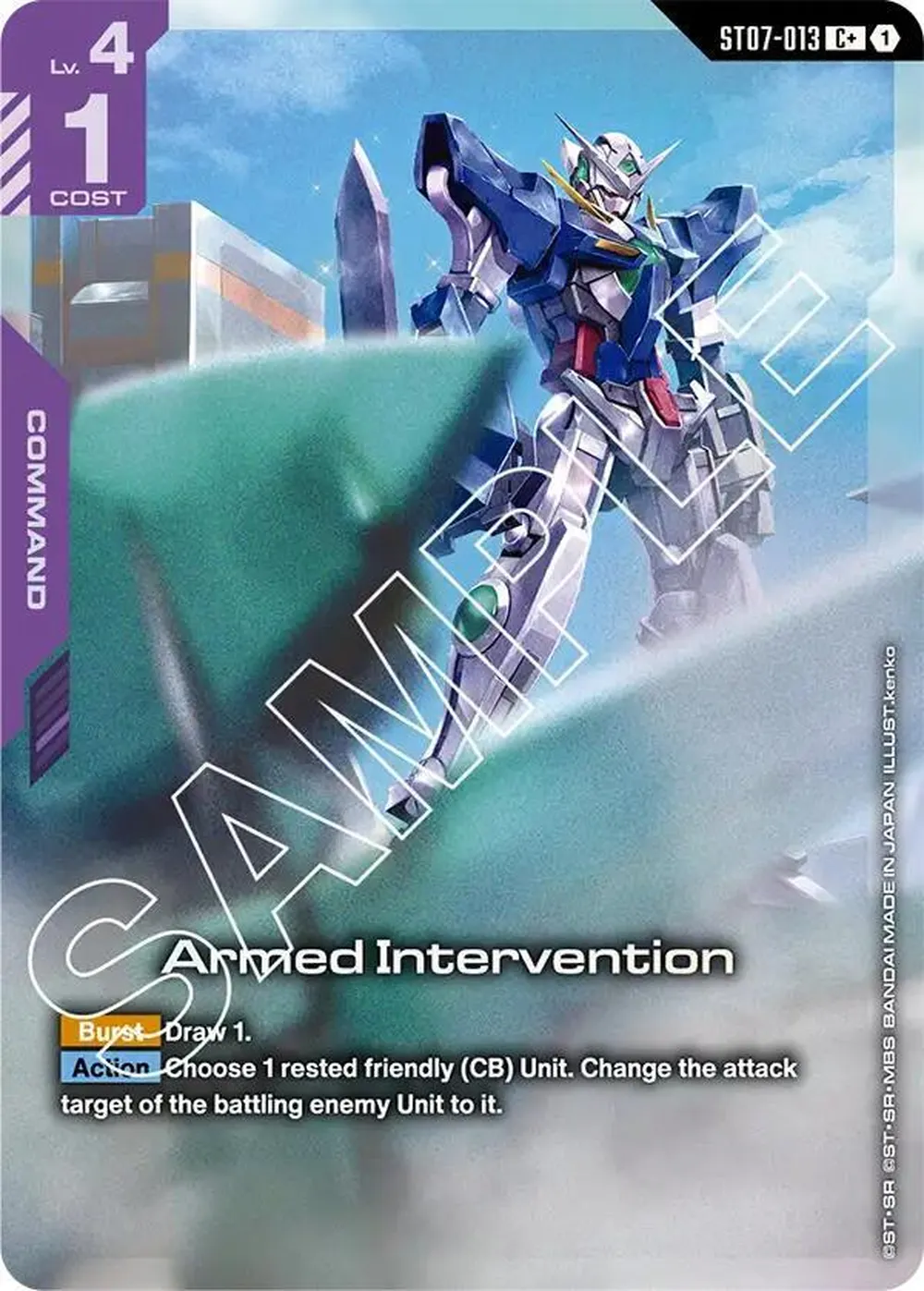 Armed Intervention (C+) card front