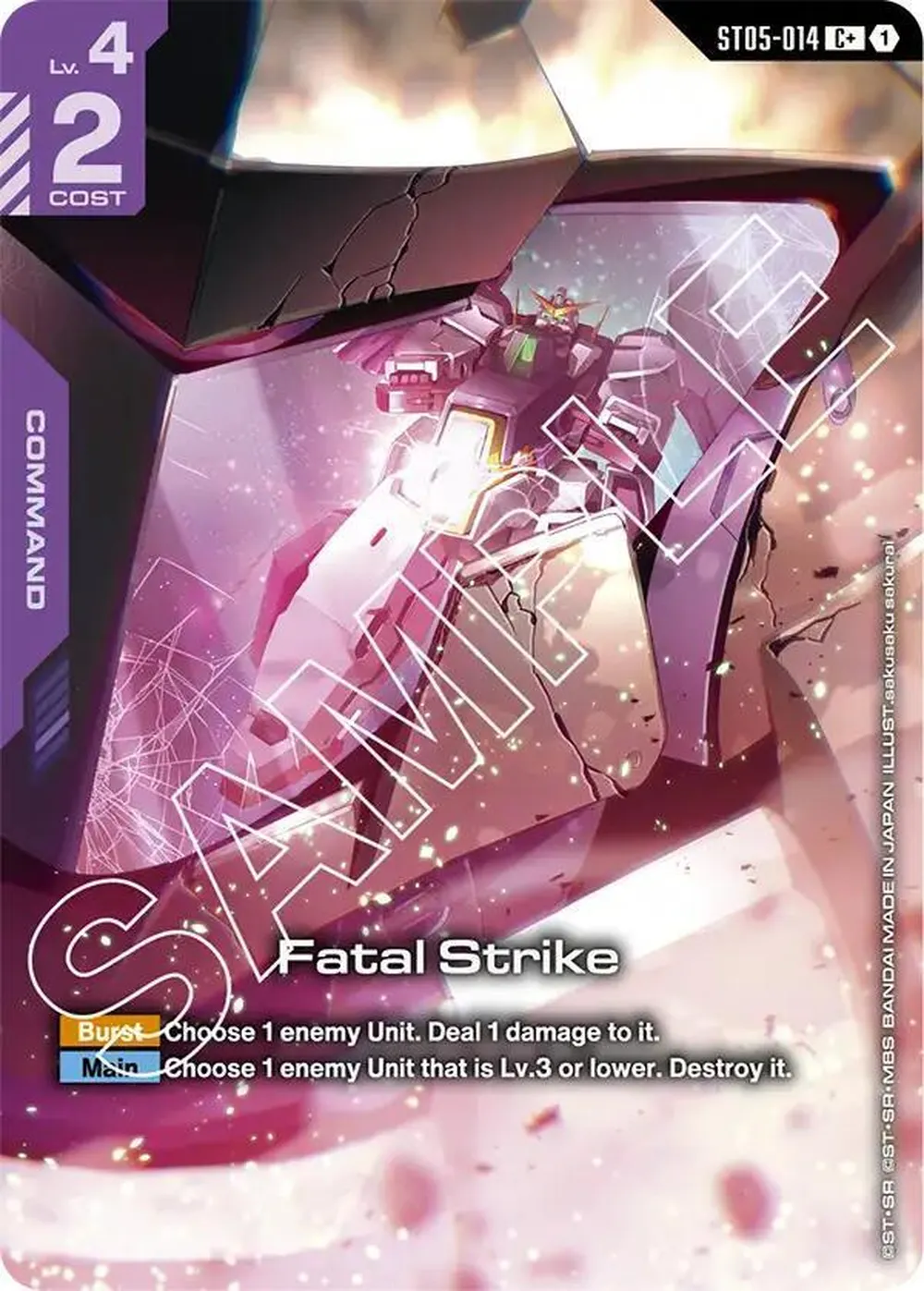 Fatal Strike (C+) card front