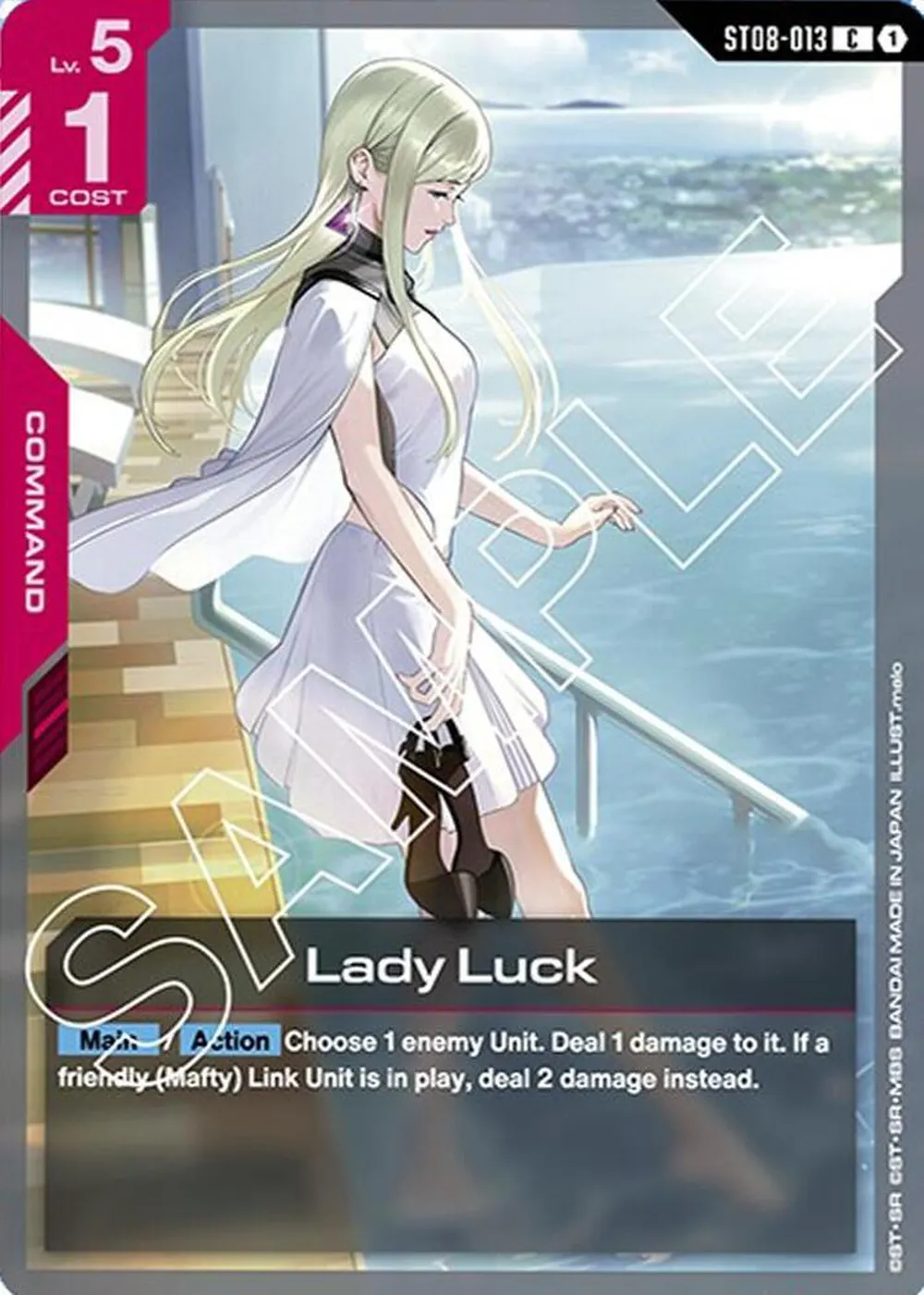 Lady Luck card front