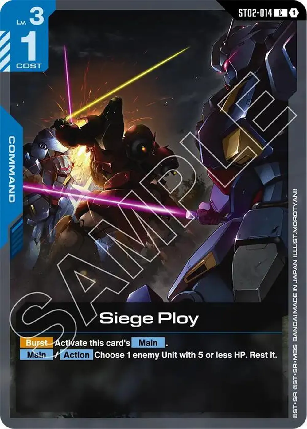 Siege Ploy card front