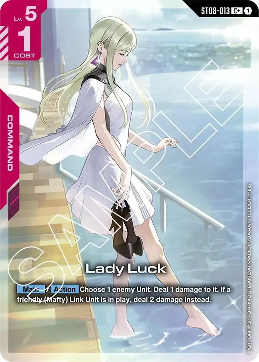 Lady Luck (C+) card front