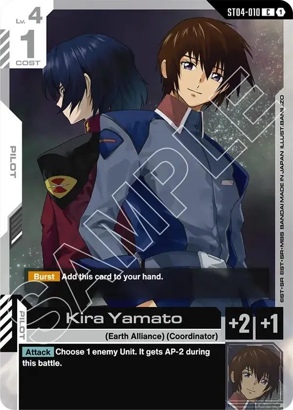 Kira Yamato card front