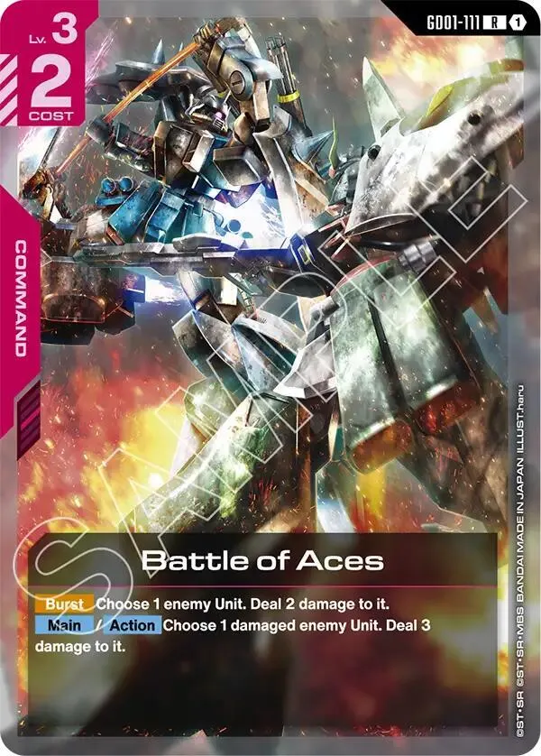 Battle of Aces card front