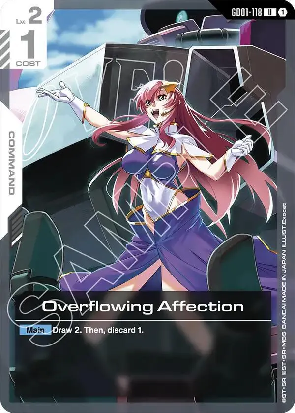 Overflowing Affection card front