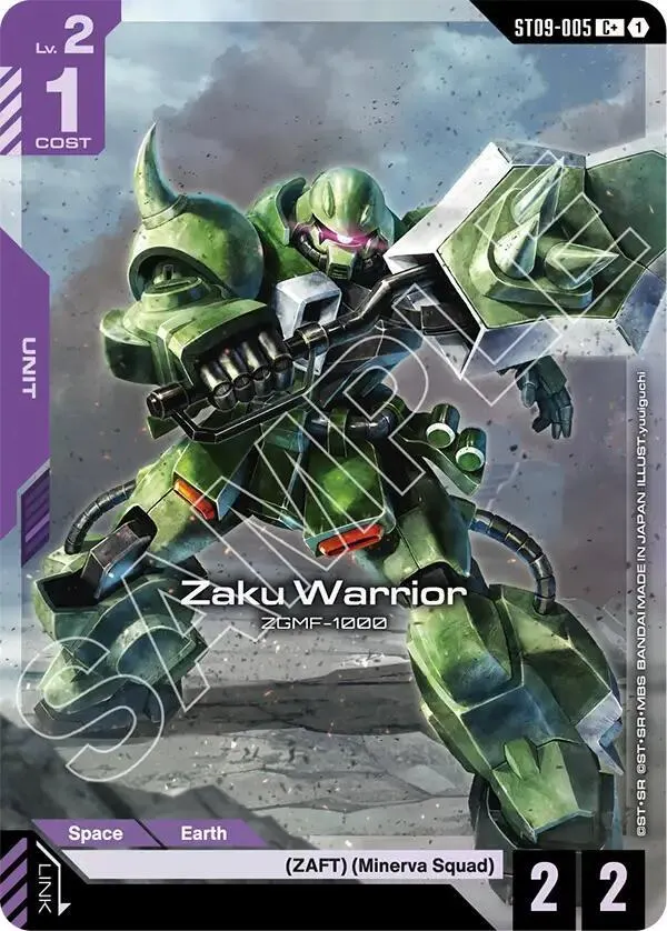 Zaku Warrior (C+) card front