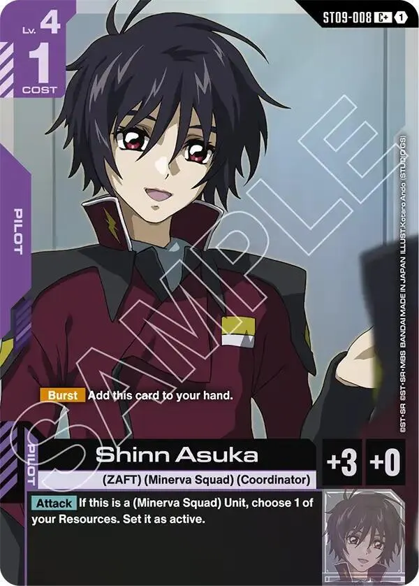 Shinn Asuka (C+) card front