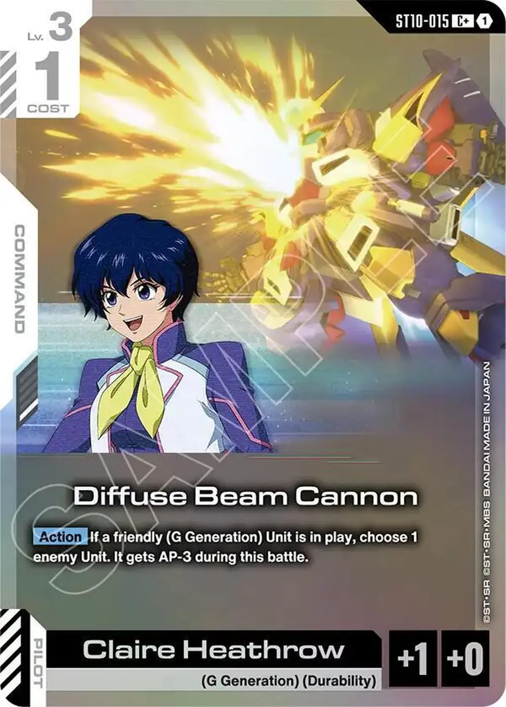 Diffuse Beam Cannon (C+) card front