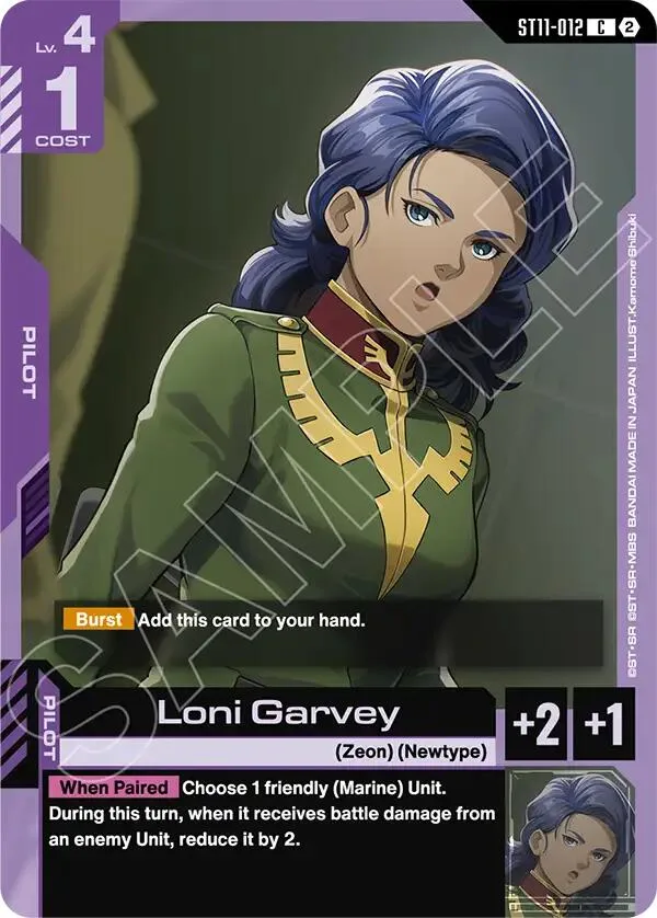 Loni Garvey card front