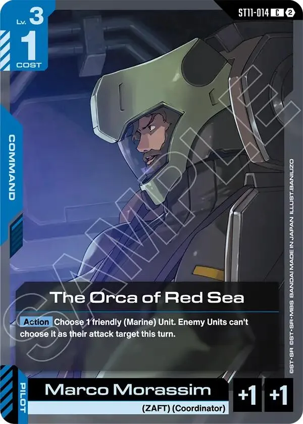 The Orca of Red Sea card front