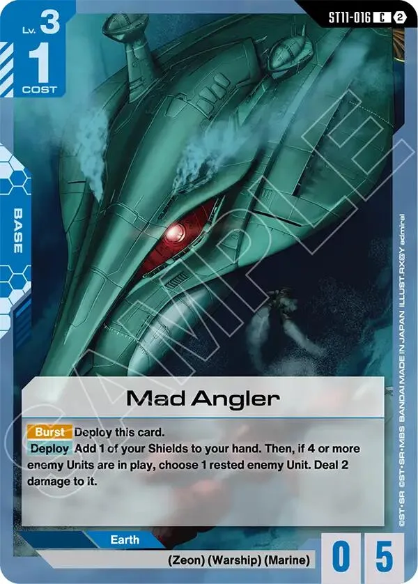 Mad Angler card front