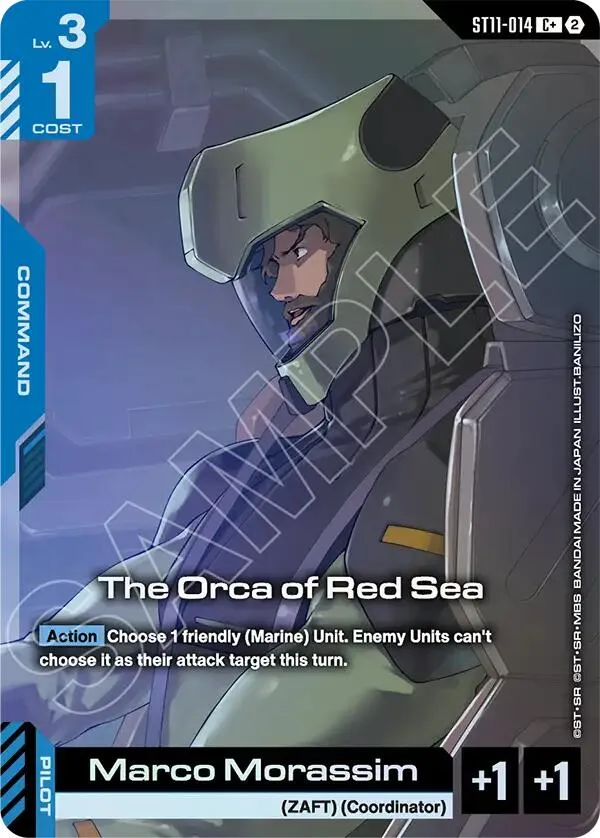 The Orca of Red Sea (C+) card front