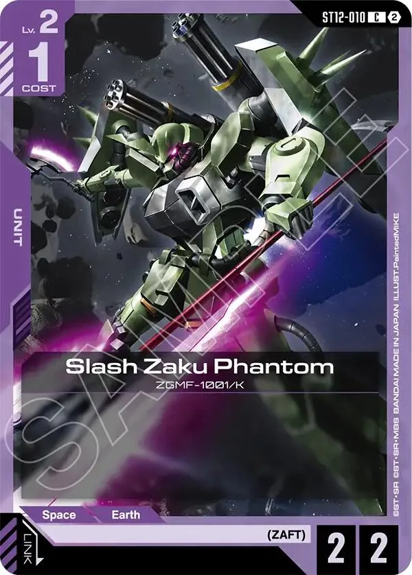 Slash Zaku Phantom card front