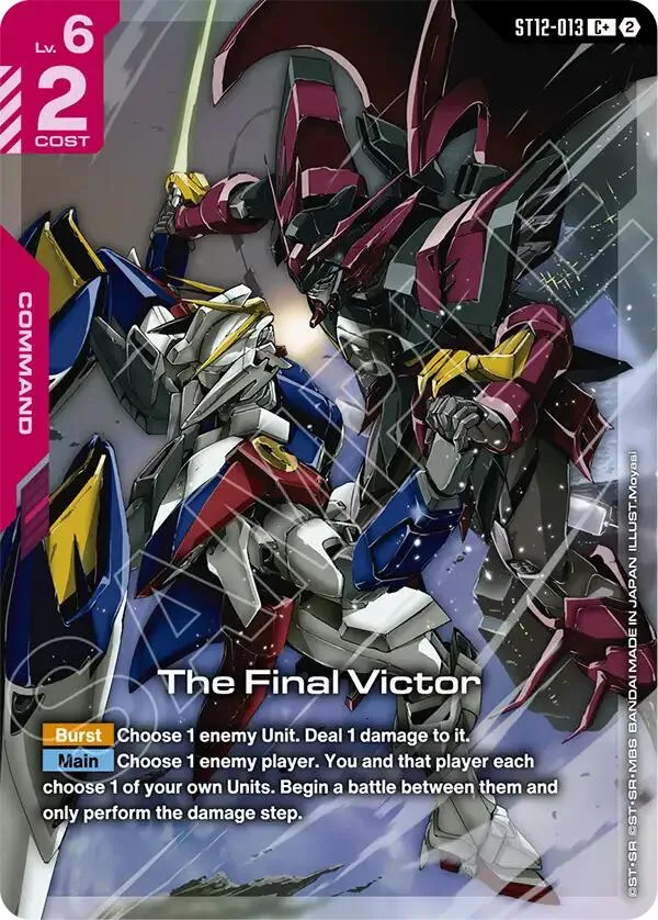 The Final Victor (C+) card front