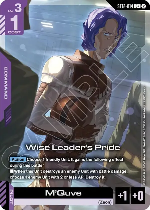 Wise Leader's Pride (C+) card front