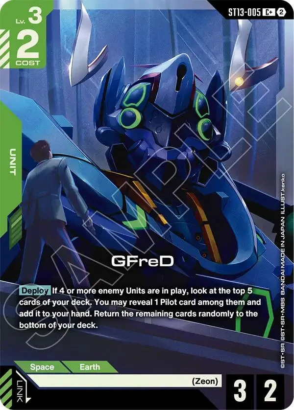 GFreD (C+) card front