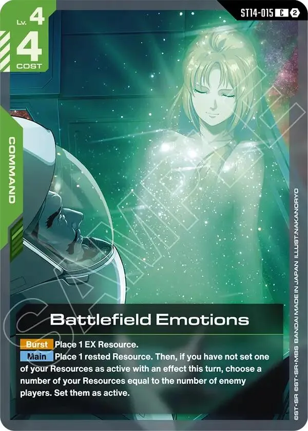 Battlefield Emotions card front