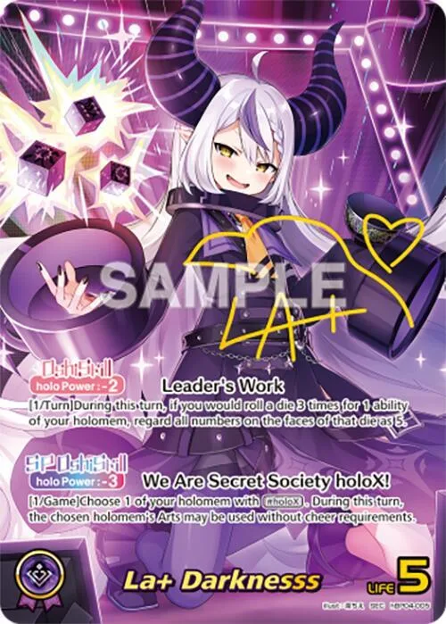 La+ Darknesss (SEC) card front