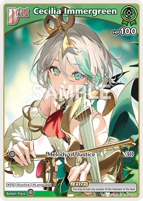 Cecilia Immergreen (C) (hBP04-028) card front