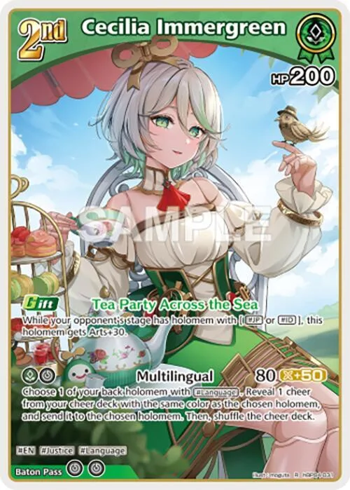 Cecilia Immergreen (R) card front