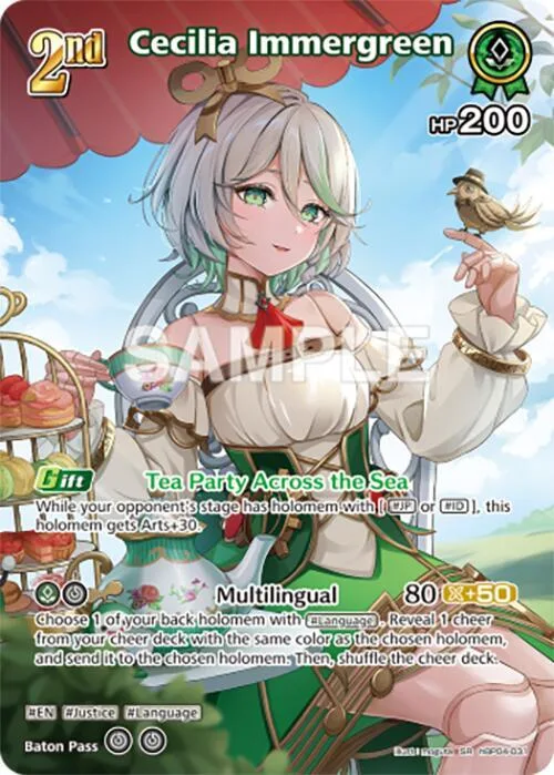 Cecilia Immergreen (SR) card front