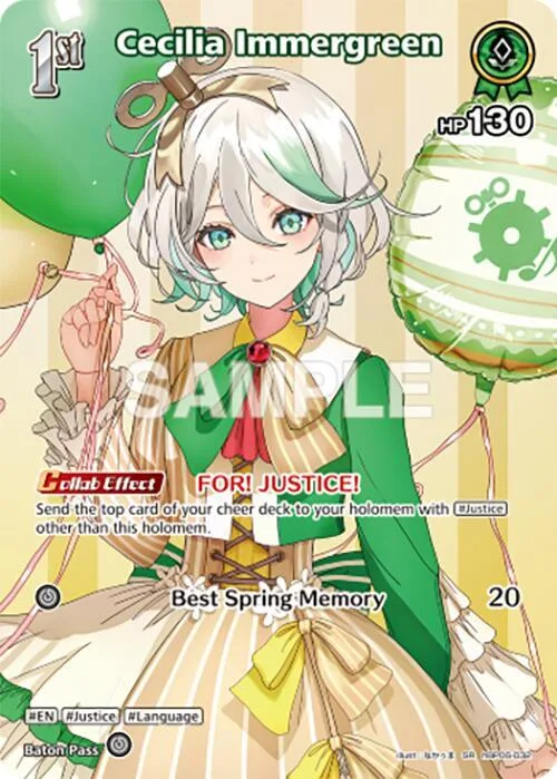 Cecilia Immergreen (SR) card front