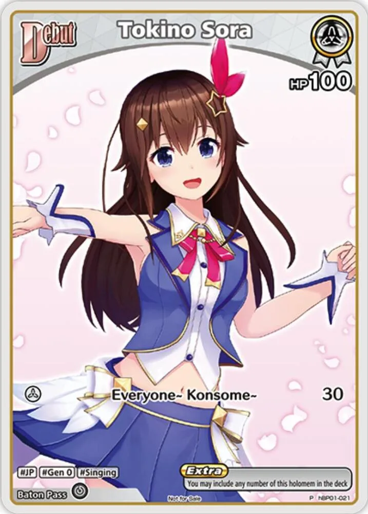 Tokino Sora (P) (hBP01-021) card front