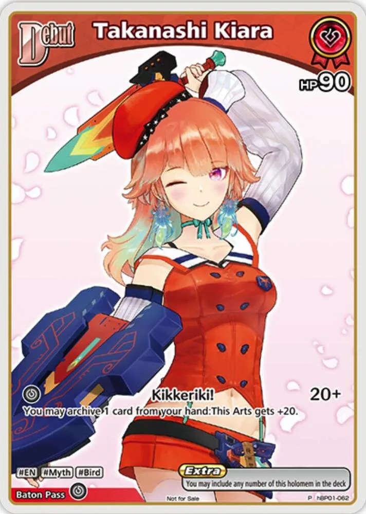 Takanashi Kiara (P) (hBP01-062) card front