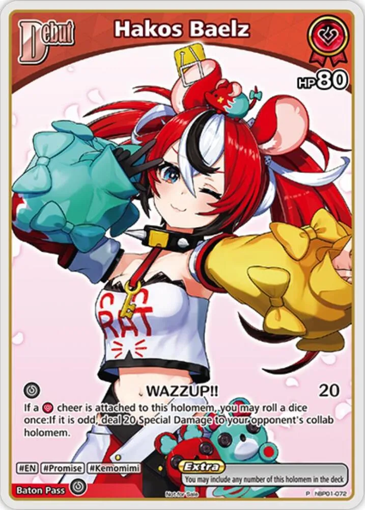 Hakos Baelz (P) (hBP01-072) card front