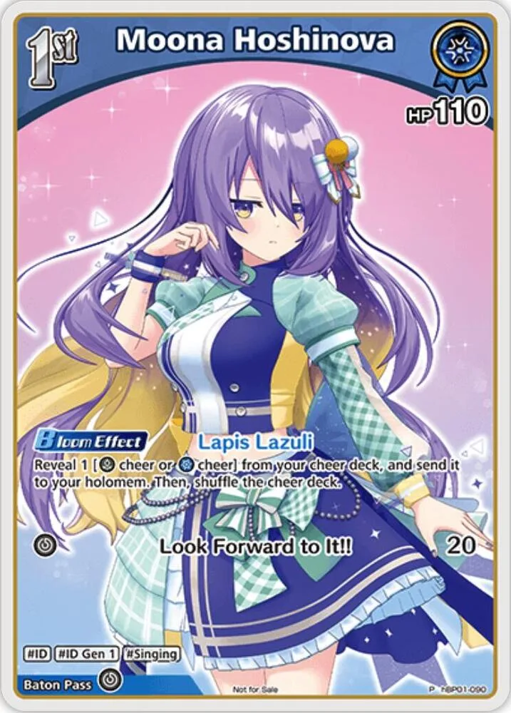 Moona Hoshinova (P) (hBP01-090) card front