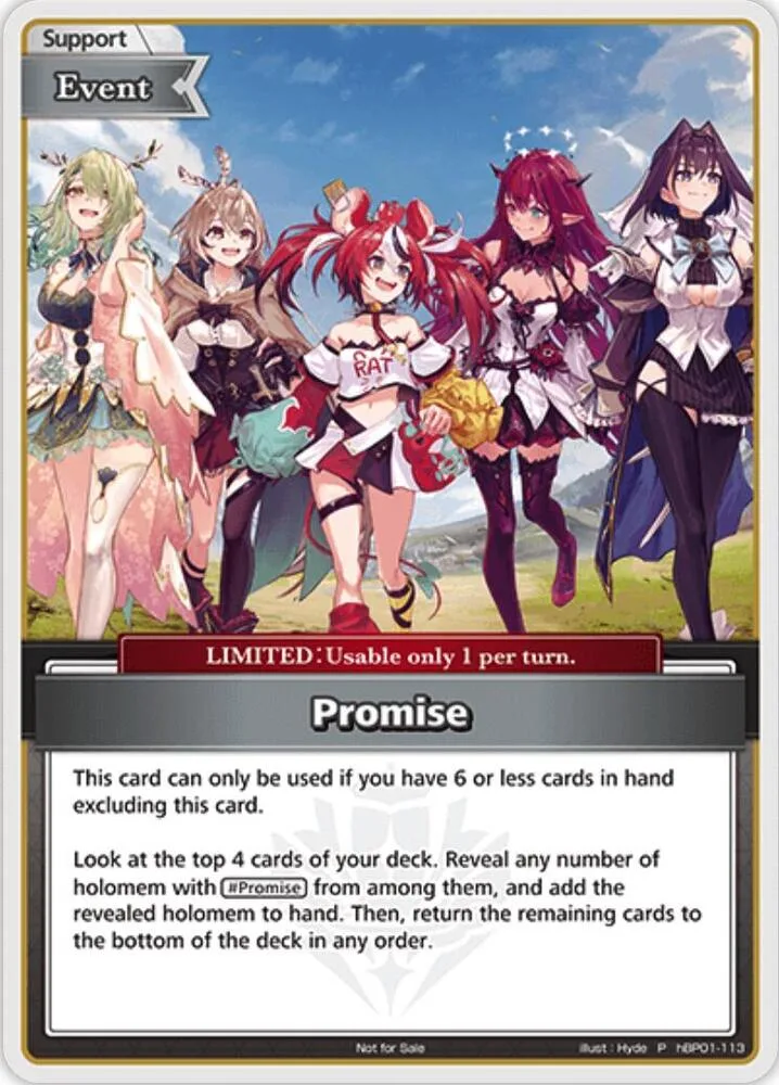 Promise (P) (hBP01-113) card front