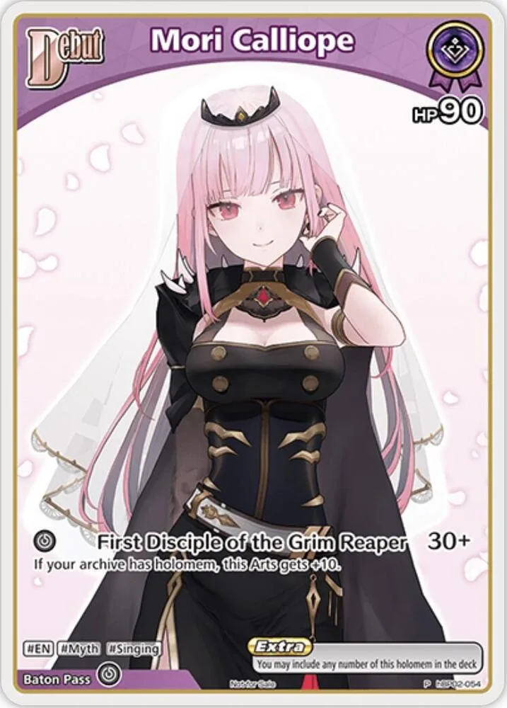 Mori Calliope (P) (hBP02-054) card front