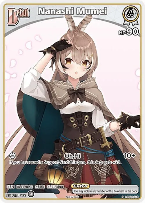Nanashi Mumei (P) (hBP01-015) card front