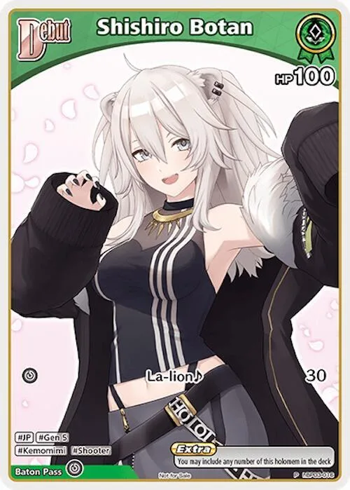 Shishiro Botan (P) (hBP03-016) card front