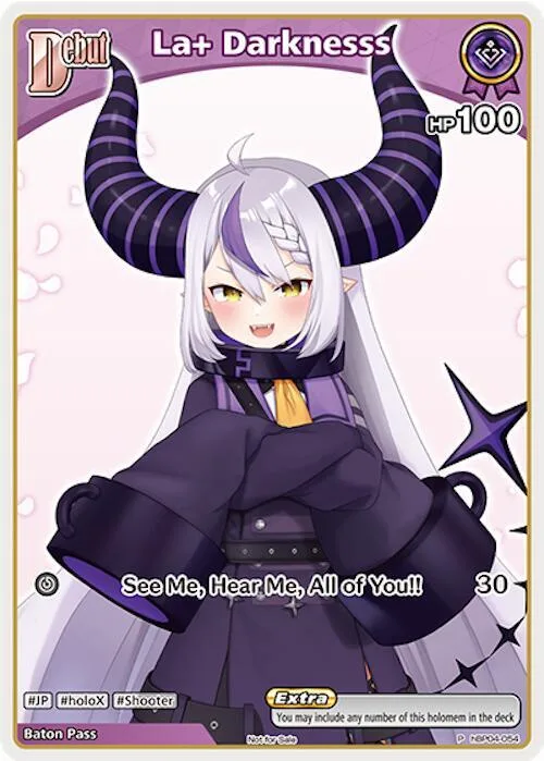 La+ Darknesss (P) (hBP04-054) card front