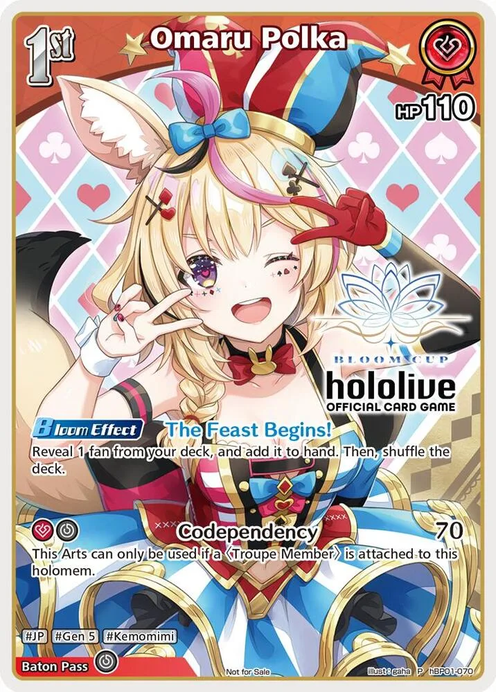 Omaru Polka (P) (hBP01-070) (Alternate Art) card front