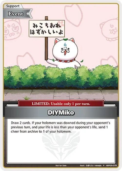 DIYMiko (P) (Alternate Art: 35P Sign) card front