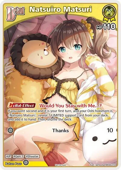 Natsuiro Matsuri (P) (hBP06-073) card front