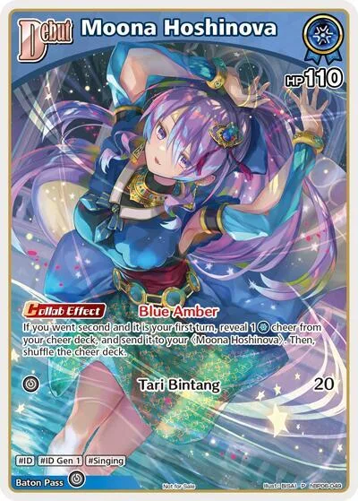 Moona Hoshinova (P) (hBP06-049) card front