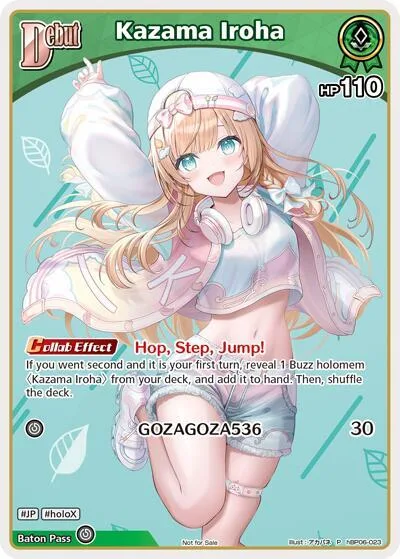 Kazama Iroha (P) (hBP06-023) card front